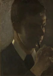 Porträt von Svend Hammershøi, dem Bruder des Künstlers