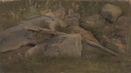 Studie eines Steinhaufens