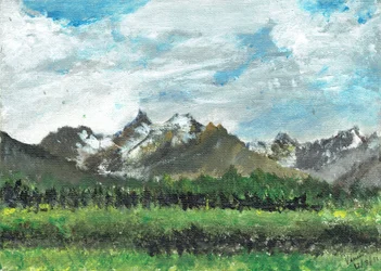 Hotelblick auf Crans
