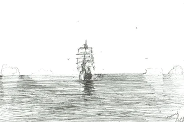 Terra Nova unter Segel