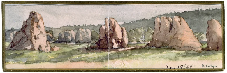 Felslandschaft, Arizona, 19. Juni 1869