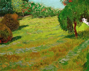 Garten mit Trauerweide, 1888