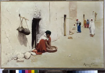 Straßenszene in Algerien