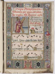 Antiphonar der Sixtinischen Kapelle, Heiliger Andreas