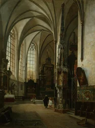 Innenraum der St. Lambertus Kirche