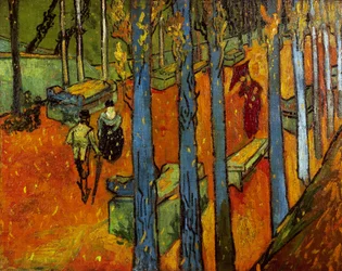 Fallende Blätter (Les Alyscamps)