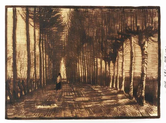 Figur auf einer Straße, 1884