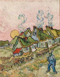 Häuser und Figur