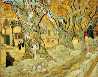Straßenarbeiter in Saint-Remy