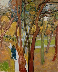 Der Garten des Saint-Paul-Hospitals („Der Fall der Blätter“)