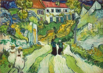 Treppe in Auvers. 1890