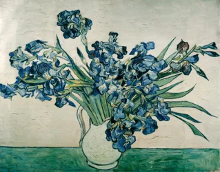 Vase mit Schwertlilien