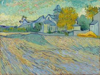 Ansicht des Asyls und der Kapelle von Saint-Remy