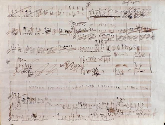 Notenblatt für Der Pirat, Oper von Vincenzo Bellini