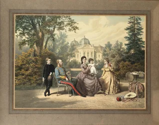 Die kaiserliche Familie in Gödöllö, 1871