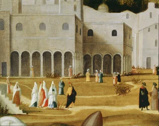 Predigt des heiligen Stephanus in den Mauern des salomonischen Tempels in Jerusalem
