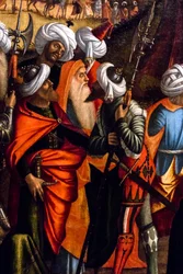 Die Steinigung des heiligen Stephanus, Zyklus des heiligen Stephanus (Detail)
