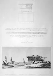 Apollinopolis Magna Edfu Tempel, Ägypten, 1802