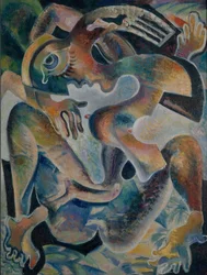 Akt in einer Abstraktion, 1926