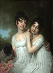 Porträt der Gräfinnen E.A. und A.A. Kurakin, 1802