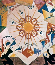Dekorentwurf für Mystery Bouffe, 1919
