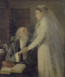 Vor der Hochzeit. Abschied