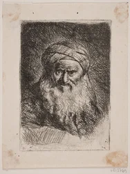 Alter Mann mit Turban
