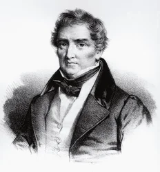 Porträt von Francois Joseph Victor Broussais (1772-1838), französischer Arzt