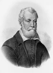 Porträt von Luigi Pulci (1432-1484), italienischer Dichter, Gravur