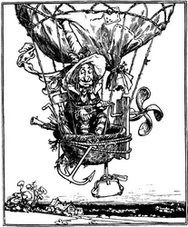 Illustration aus dem Kinderbuch Die Abenteuer von Onkel Lubin, 1902