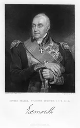 Edward Pellew, 1. Viscount Exmouth, britischer Marineoffizier, 1831