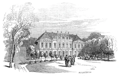 Palast von Tenneburg - nach der Zeichnung Seiner Königlichen Hoheit Prinz Albert (1845)