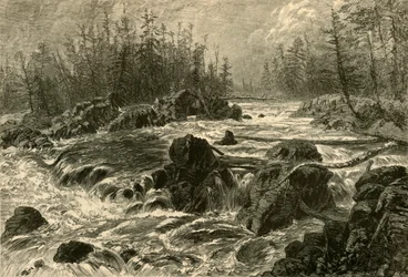 Die Dalles des St. Louis, 1874