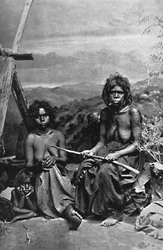 Eine australische Frau und ihre Kinder, 1902