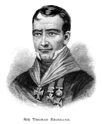 Sir Thomas Brisbane, britischer Soldat, Kolonialgouverneur und Astronom, 1886