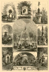 Brunnen in Philadelphia, 1874