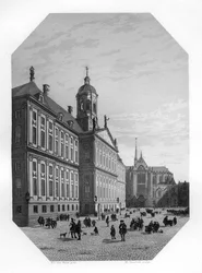 Rathaus in Amsterdam, Niederlande