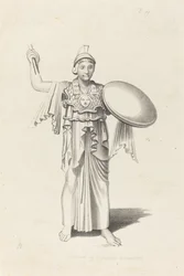 Minerva, nach einer Bronze von Daedalus
