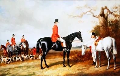 Ein Treffen der königlichen Hirschhunde