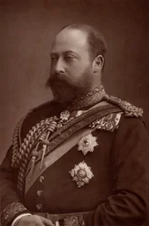 Edward VII (1841-1910), König des Vereinigten Königreichs ab 1901, als er noch Prinz von Wales war