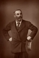 John Burns (1858-1943) englischer Labour-Politiker