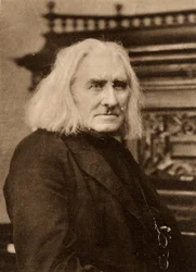 Franz Liszt (1811-1886) ungarischer Pianist und Komponist im späteren Leben