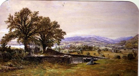 Dame in einer Landschaft, Ambleside