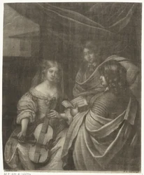 Mädchen mit einem Violoncello