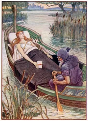 Die Todesreise der Lilienmaid von Astolat