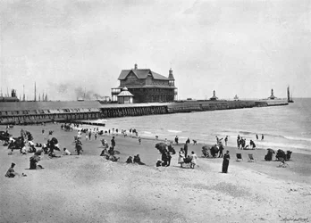 Der Pier, Lowestoft, um 1896
