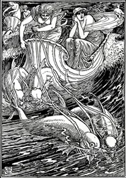 Illustration für die Faerie Queene, um 1890, 1897