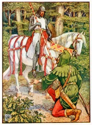 Lyttel John und der Ritter