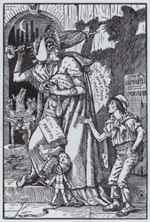 Mrs Grundy erschreckt sich vor ihrem eigenen Schatten