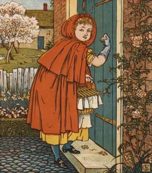 Rotkäppchen (Farblithographie)